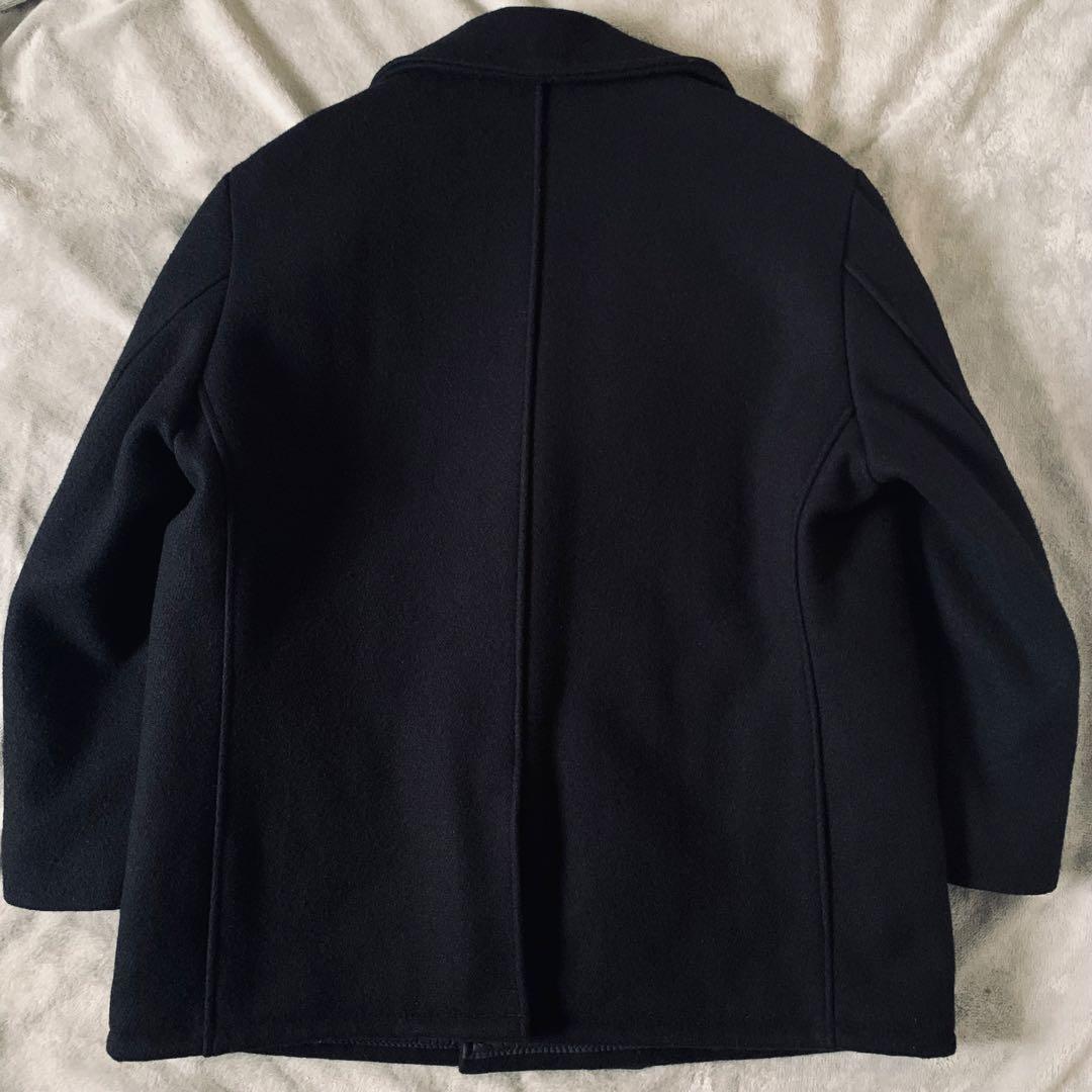 ショット ピーコート 740N USA製　　超希少46サイズ ウール 黒 美品