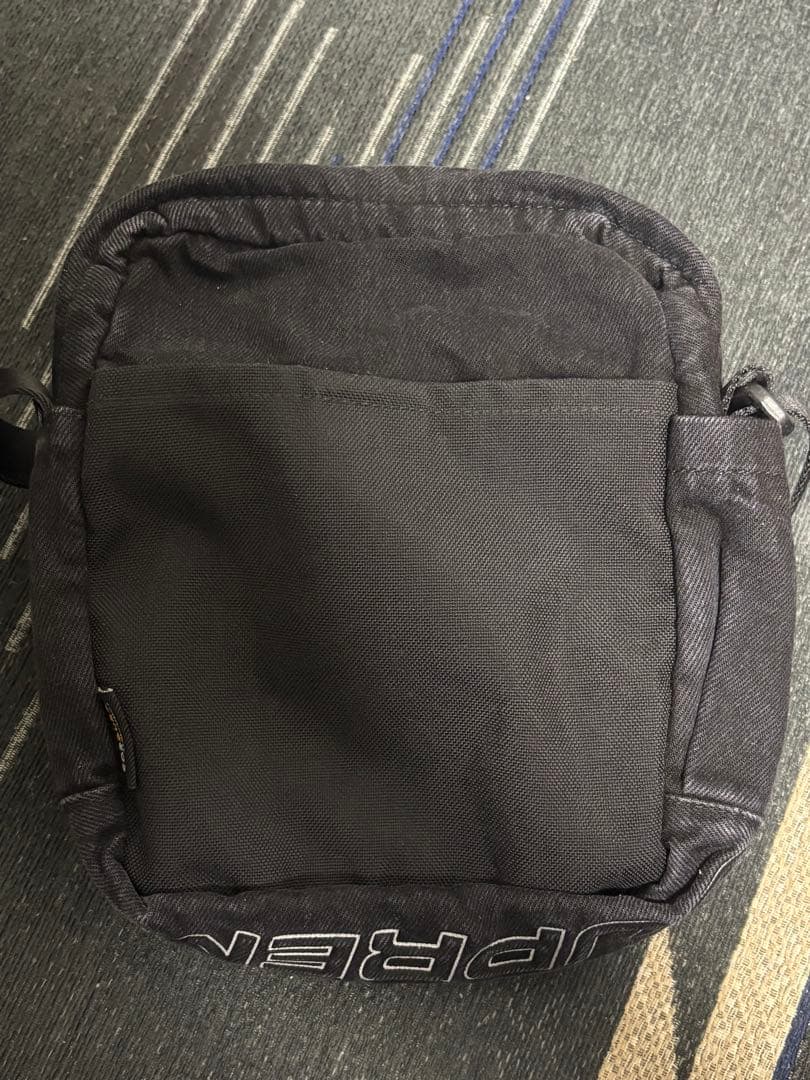 Supreme Denim Shoulder Bag BLACK シュプリーム