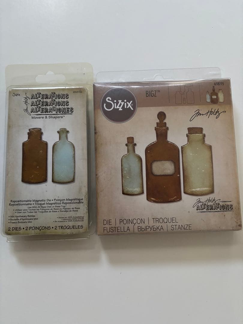 Sizzix Bigz Die Apothescay Bottles　2種
