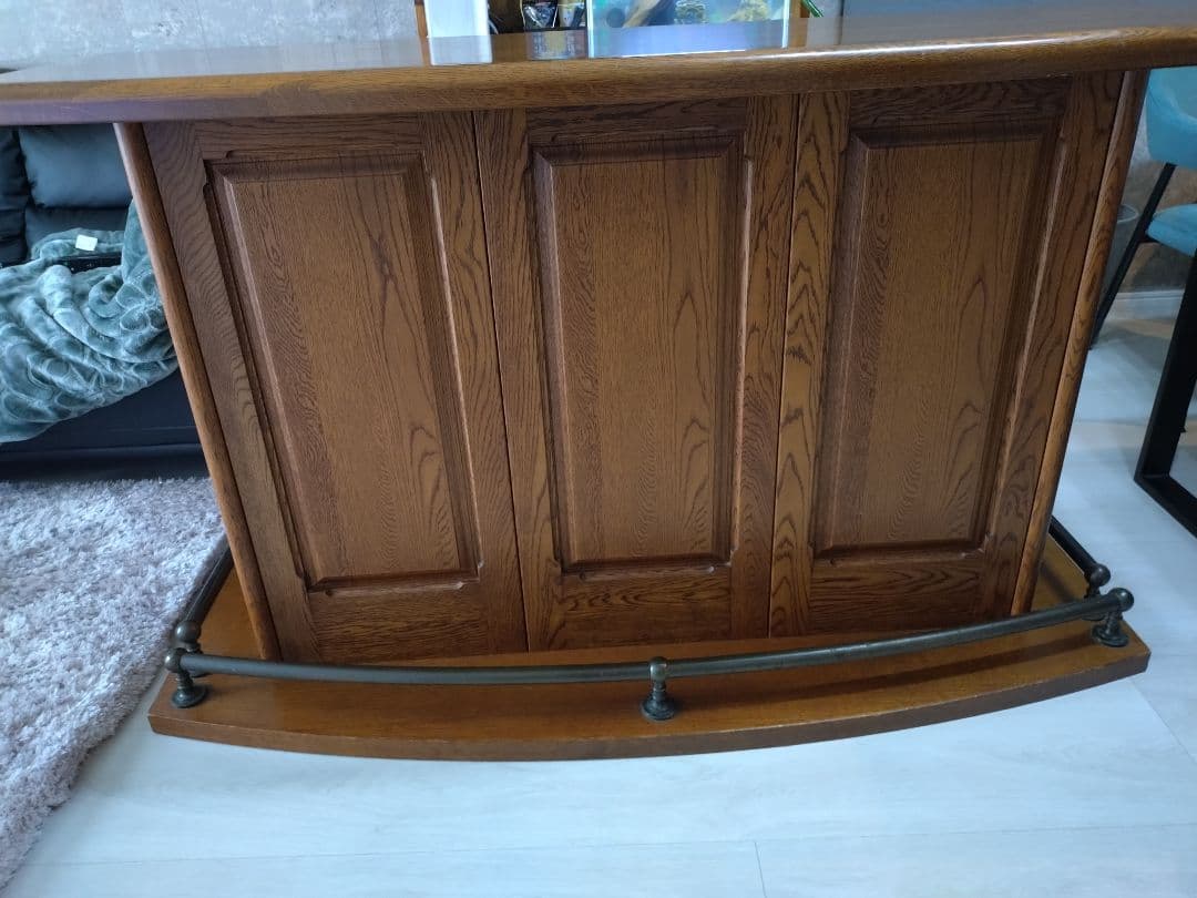 「ライチ」アンティーク　ホームバーカウンター（引き取り＆発送相談）