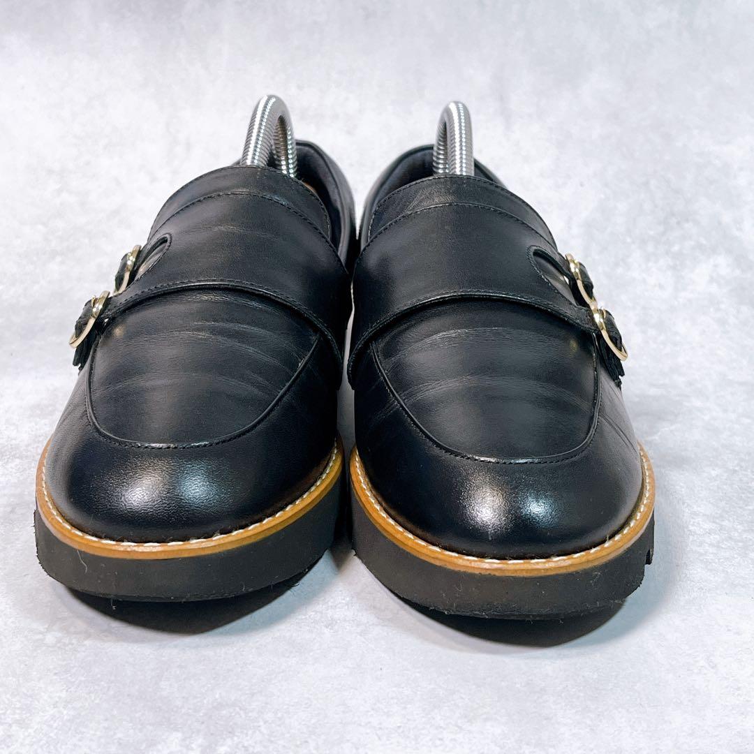 ☆美品☆【アシックスウォーキング】 ローファー (24) ダブルモンク　GEL