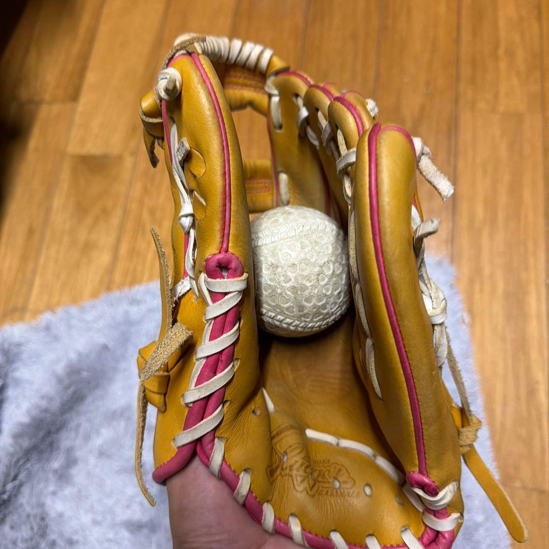 Slugger Passion 軟式グローブ ベージュ/ピンク