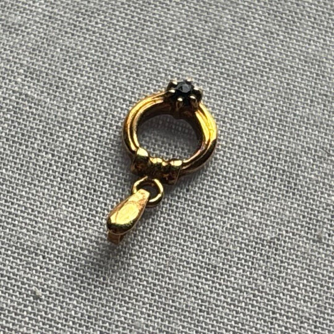 K18 18金　ペンダント　ネックレス　サファイア