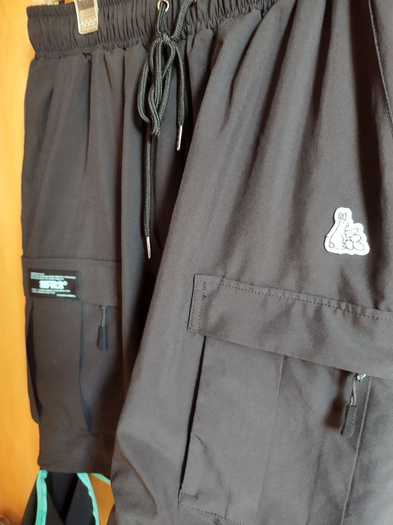 #Fr2 月桃　沖縄限定 2way カーゴパンツ　ブラック