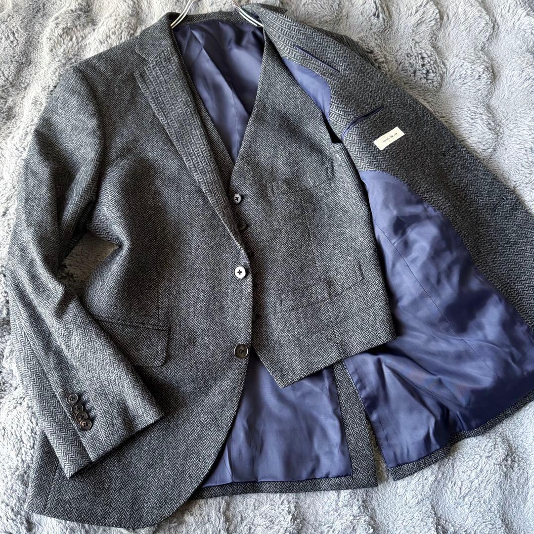 blazer's bank × MOON グレー テーラードジャケット ベスト
