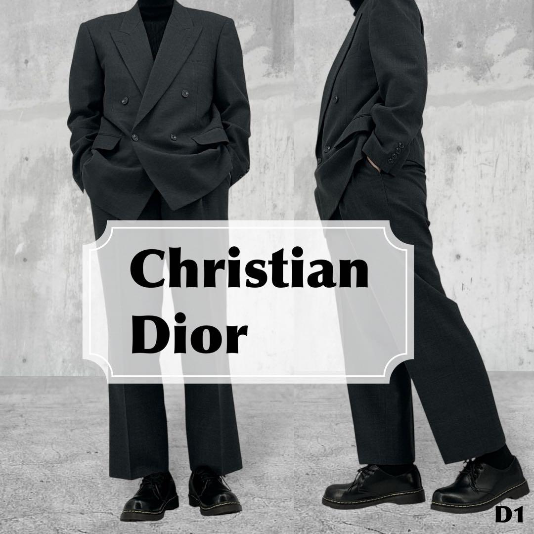 極美品】Dior　クリスチャンディオール　ダブル　スーツ　セットアップ　L