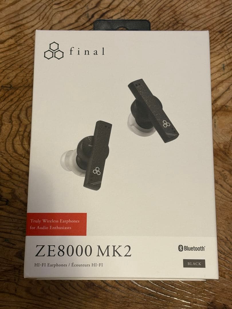 final ZE8000 MK2 ブラック 完全ワイヤレスイヤフォン