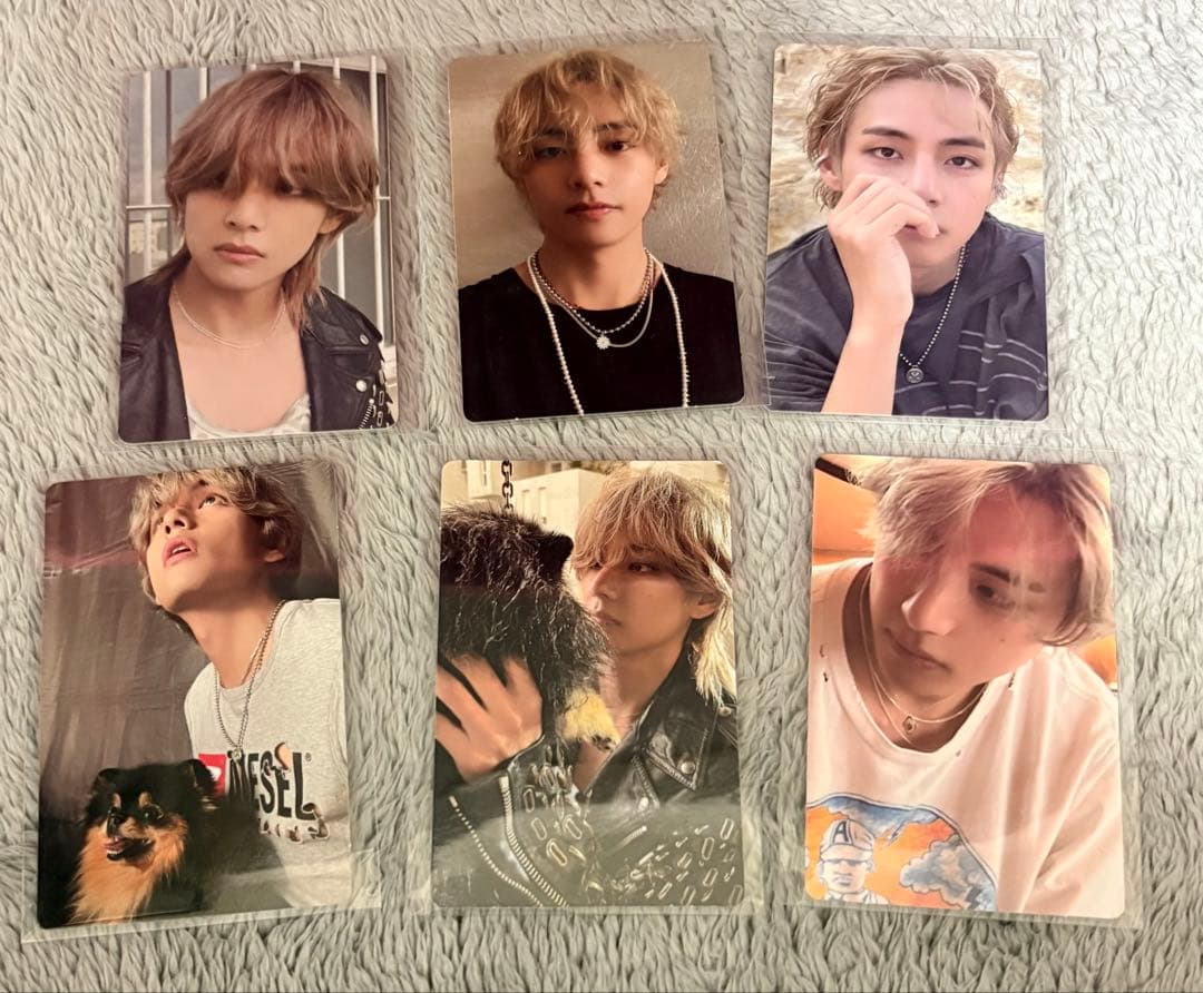 BTS V 完全公式品 封入・特典・ラキドロ全48枚セット