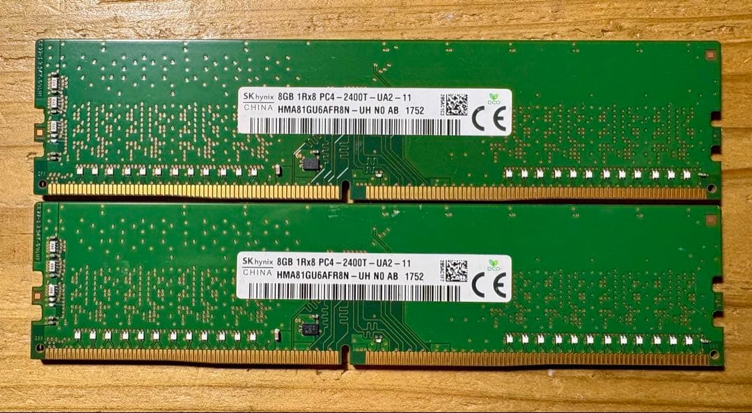 SK hynix DDR4 メモリ 8GB*2 =16GB PC4-2400T