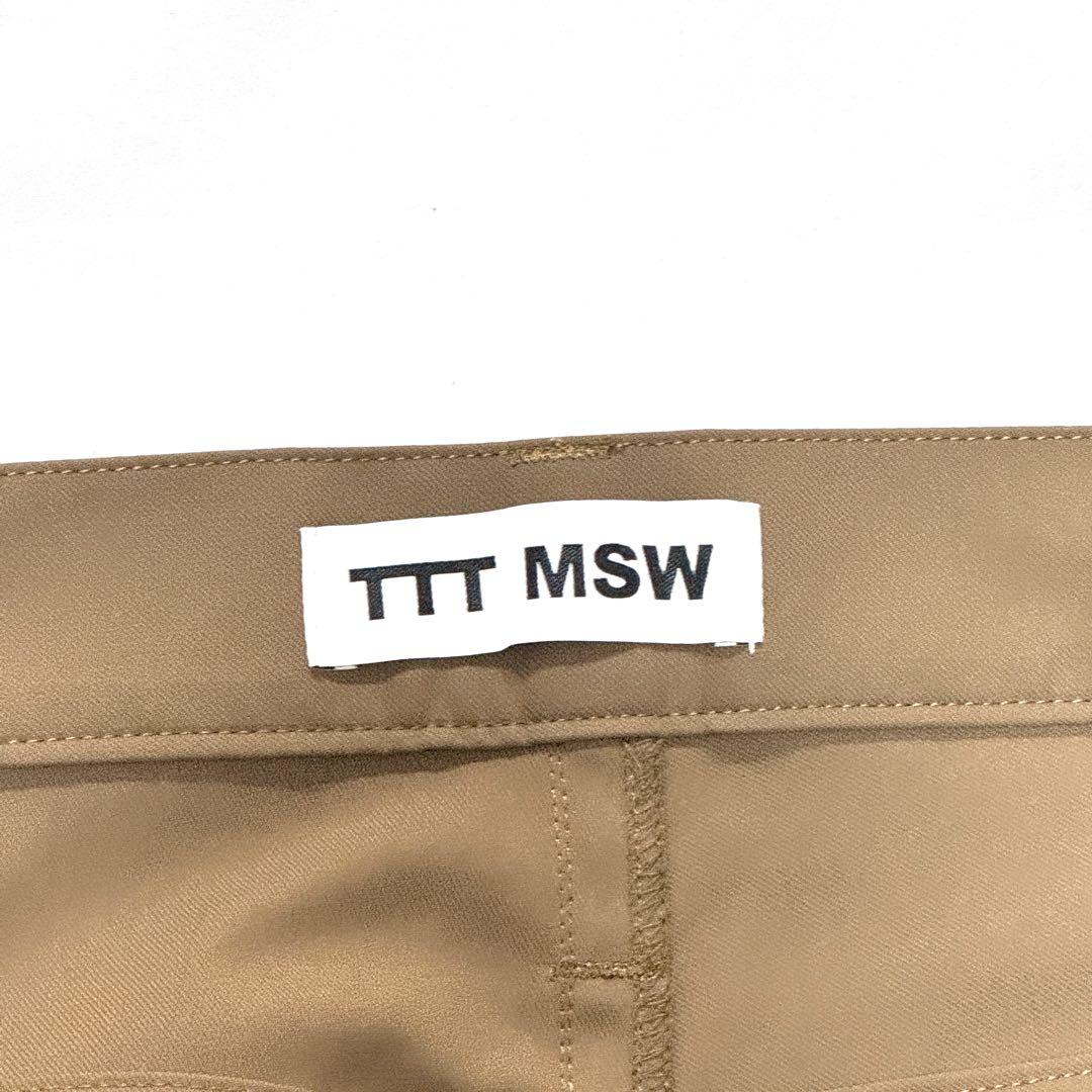阿佐ヶ谷三姉妹さん専用極美品　TTTMSW 日本製 ロゴ付 フレアチノパン