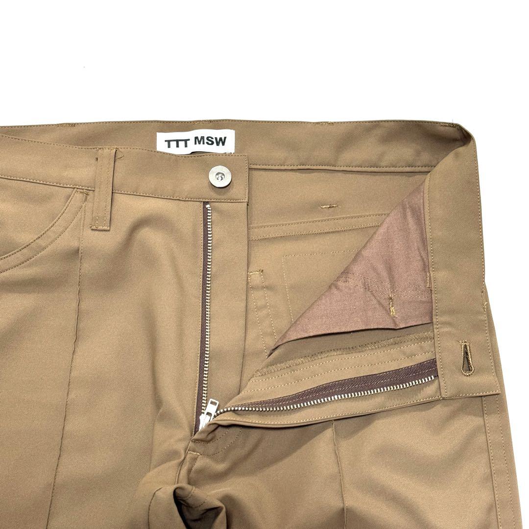 阿佐ヶ谷三姉妹さん専用極美品　TTTMSW 日本製 ロゴ付 フレアチノパン