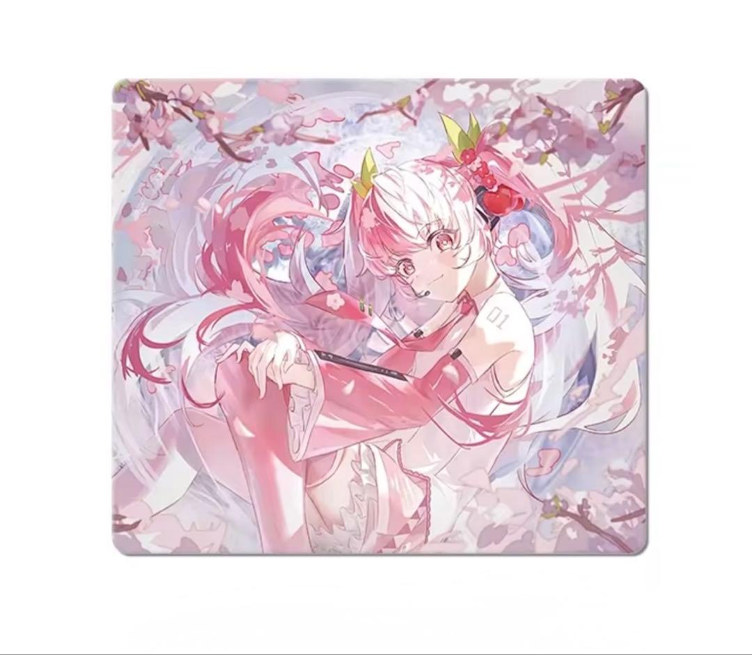 初音ミク 桜ミク ゲーミングガラスマウスパッド コントロールタイプ