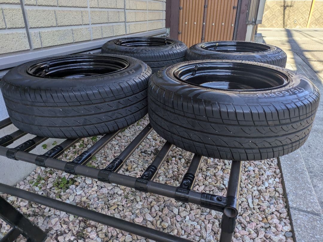 13インチ深リム加工鉄チン7J