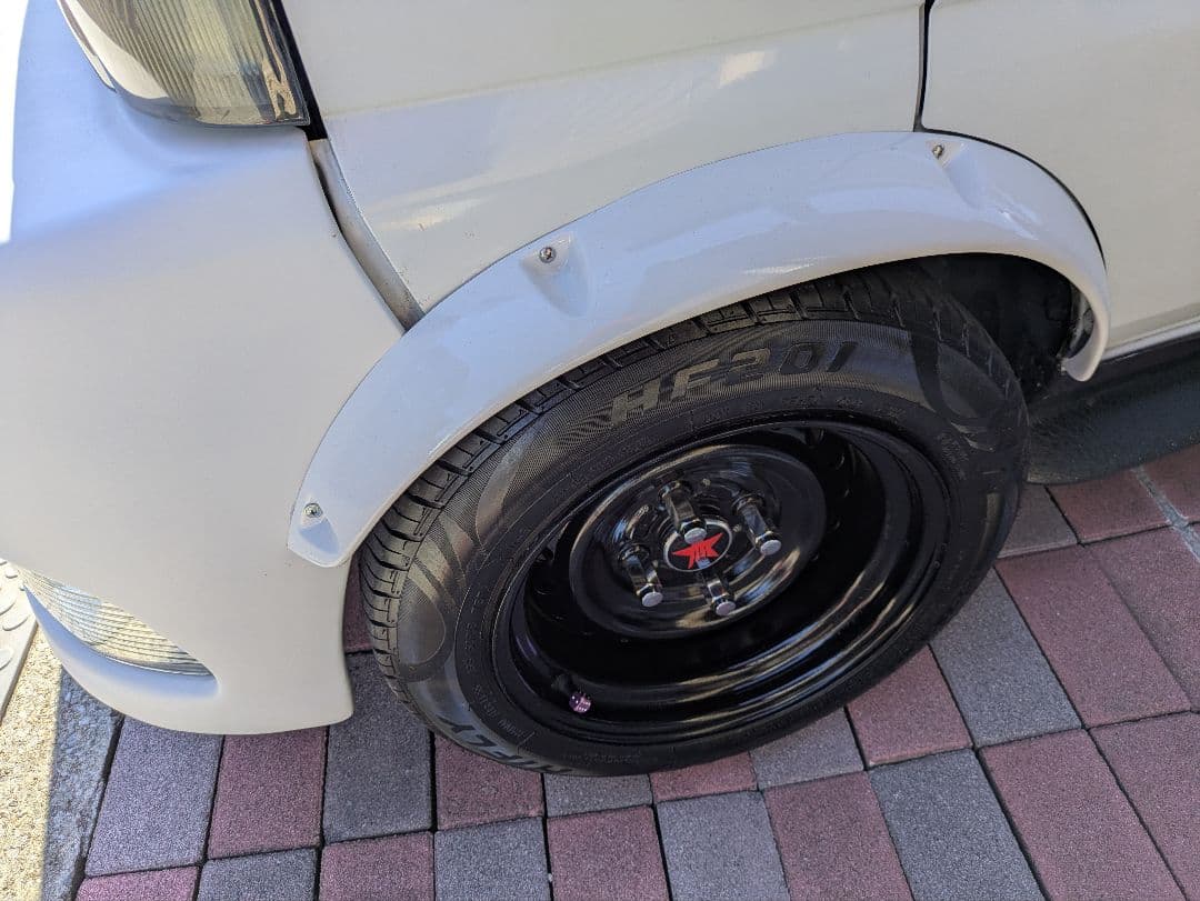 13インチ深リム加工鉄チン7J