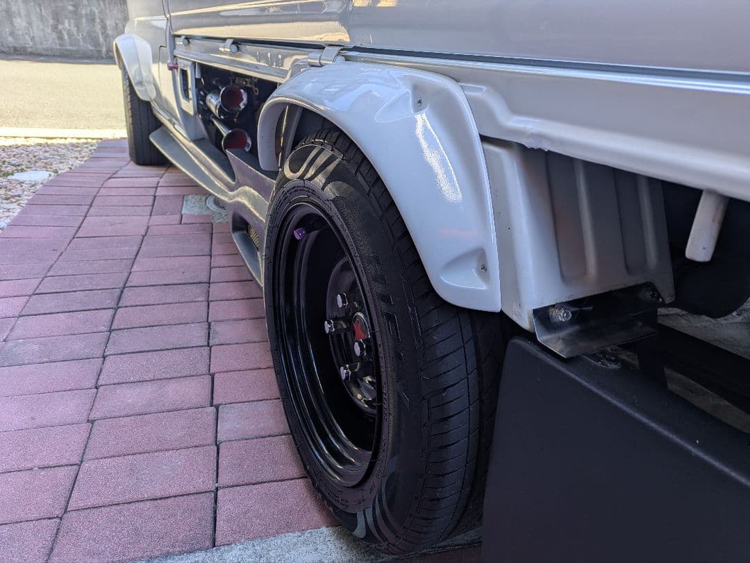 13インチ深リム加工鉄チン7J