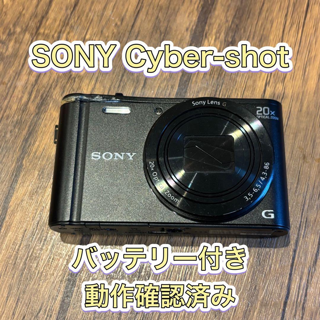 SONY Cyber-shot DSC-WX300 ブラック バッテリー付