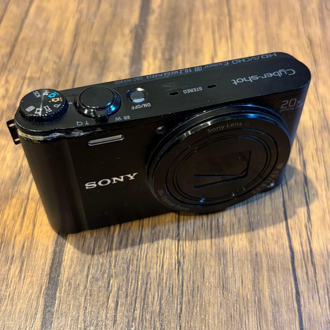 SONY Cyber-shot DSC-WX300 ブラック バッテリー付