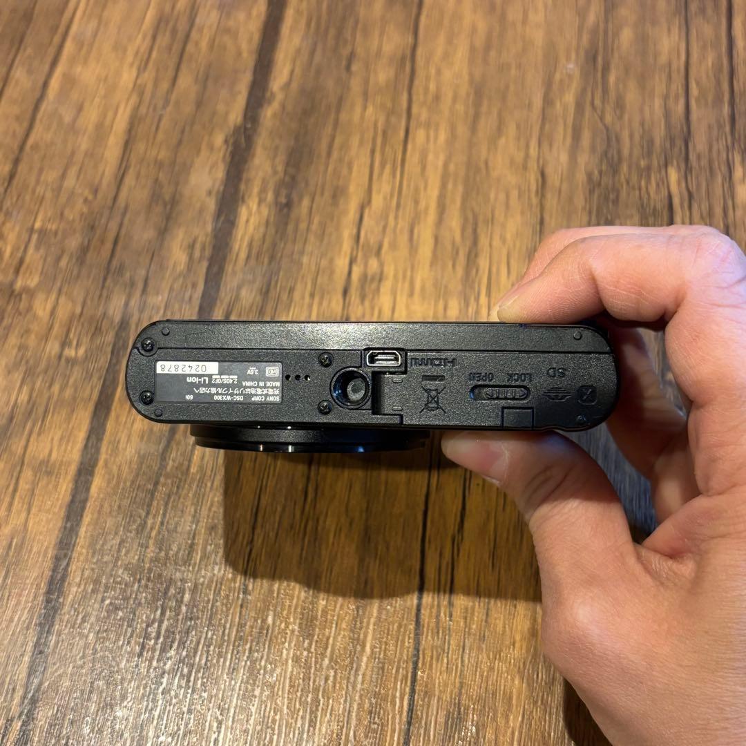 SONY Cyber-shot DSC-WX300 ブラック バッテリー付