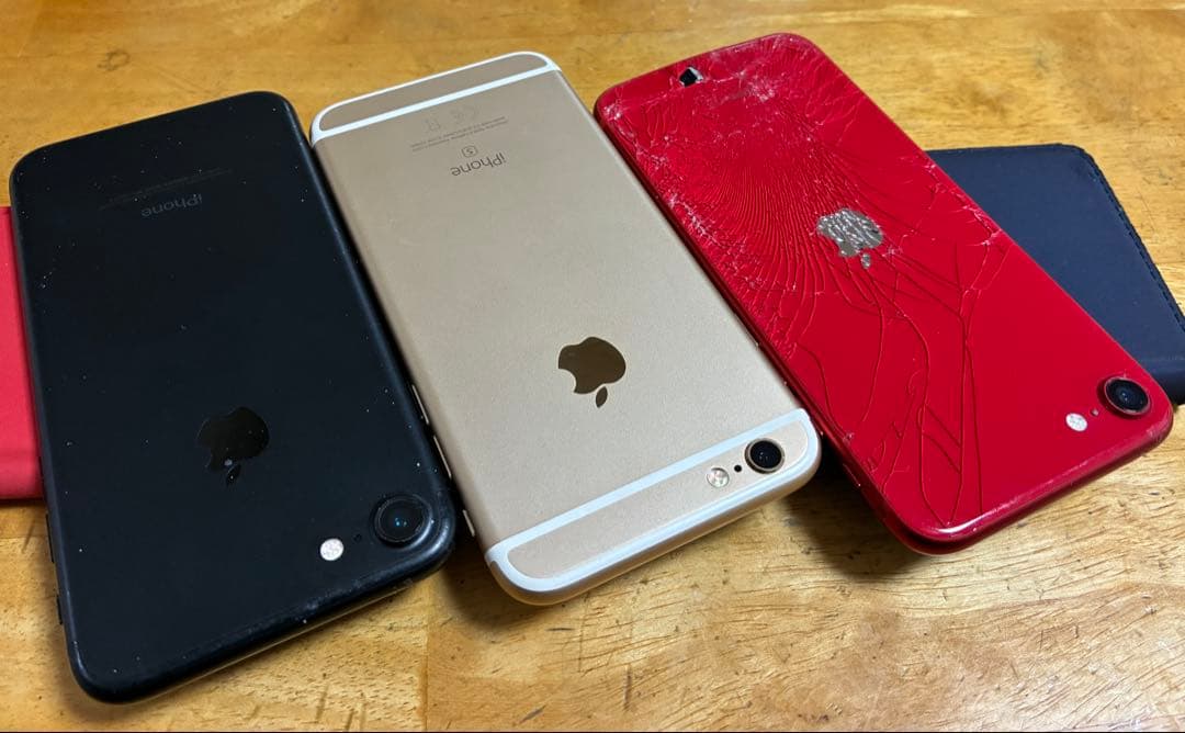 iPhone SE（第二世代） 、6S、7の3台セット