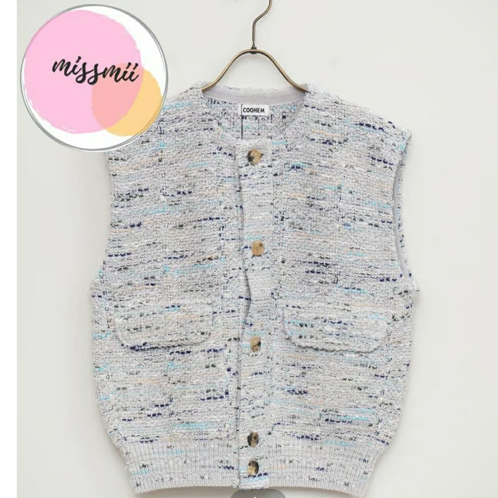 COOHEM　KASURI TWEED コーヘンツイードベスト日本製