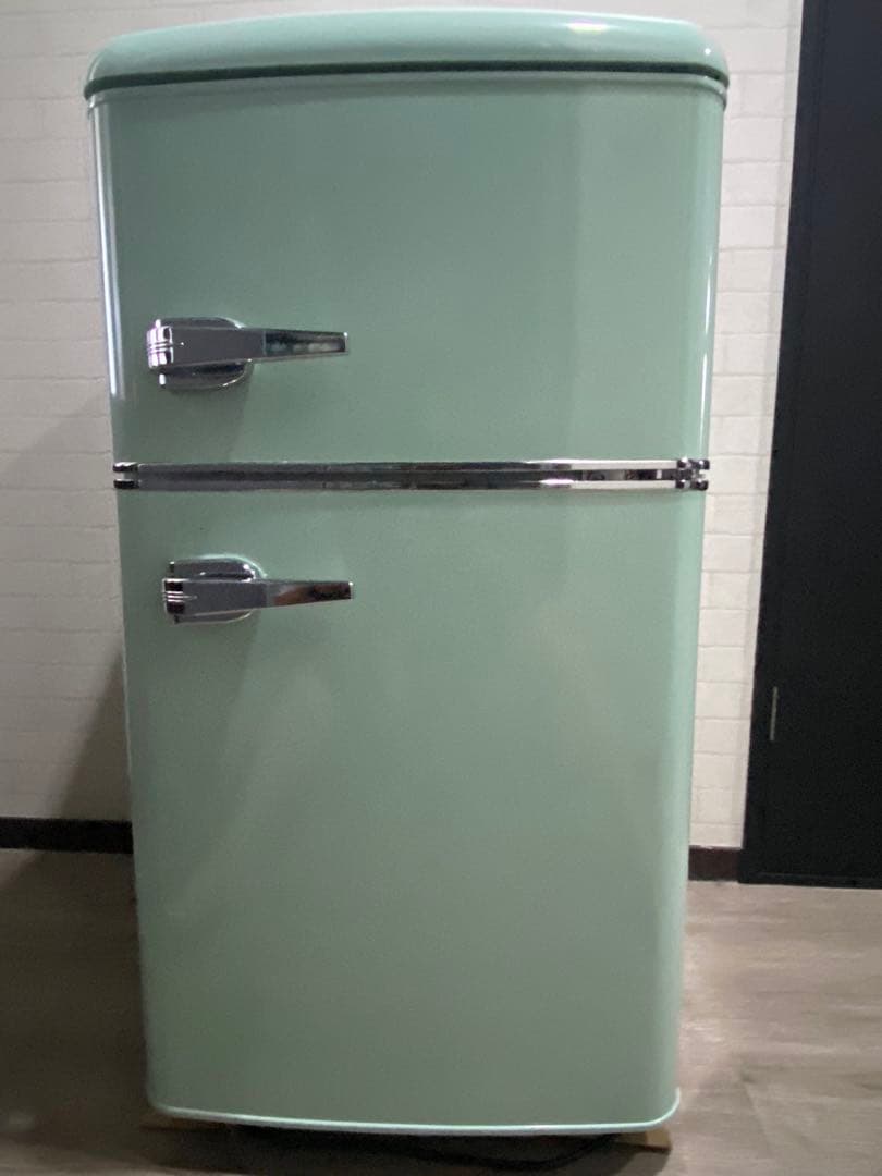 アイリスオーヤマ ノンフロン冷凍冷蔵庫 ライトグリーン 2022年製 81L