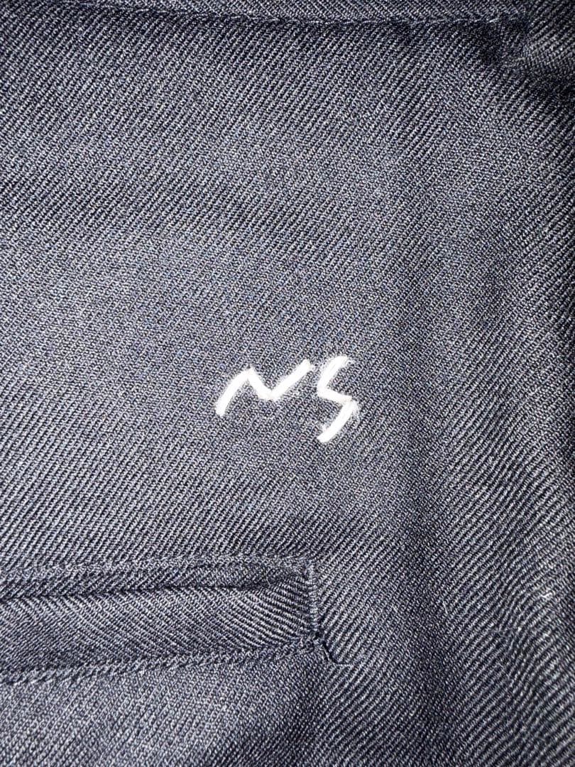 パンツ NEONSIGN Anatomic straight slacks BLACK