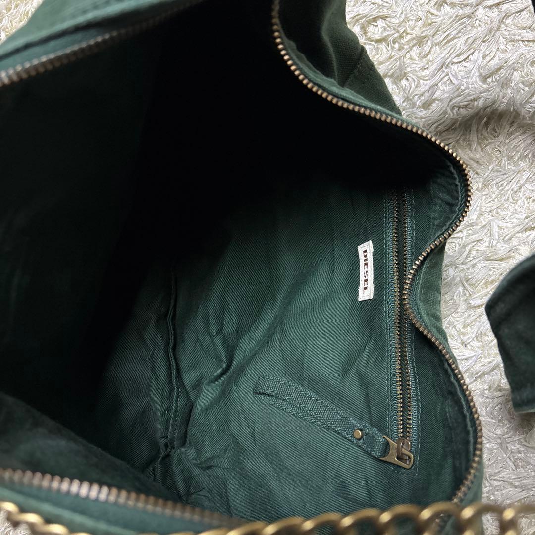 ディーゼル y2k 三日月 ワンショルダーバッグ ハーフムーン ロゴ金具 人気◎