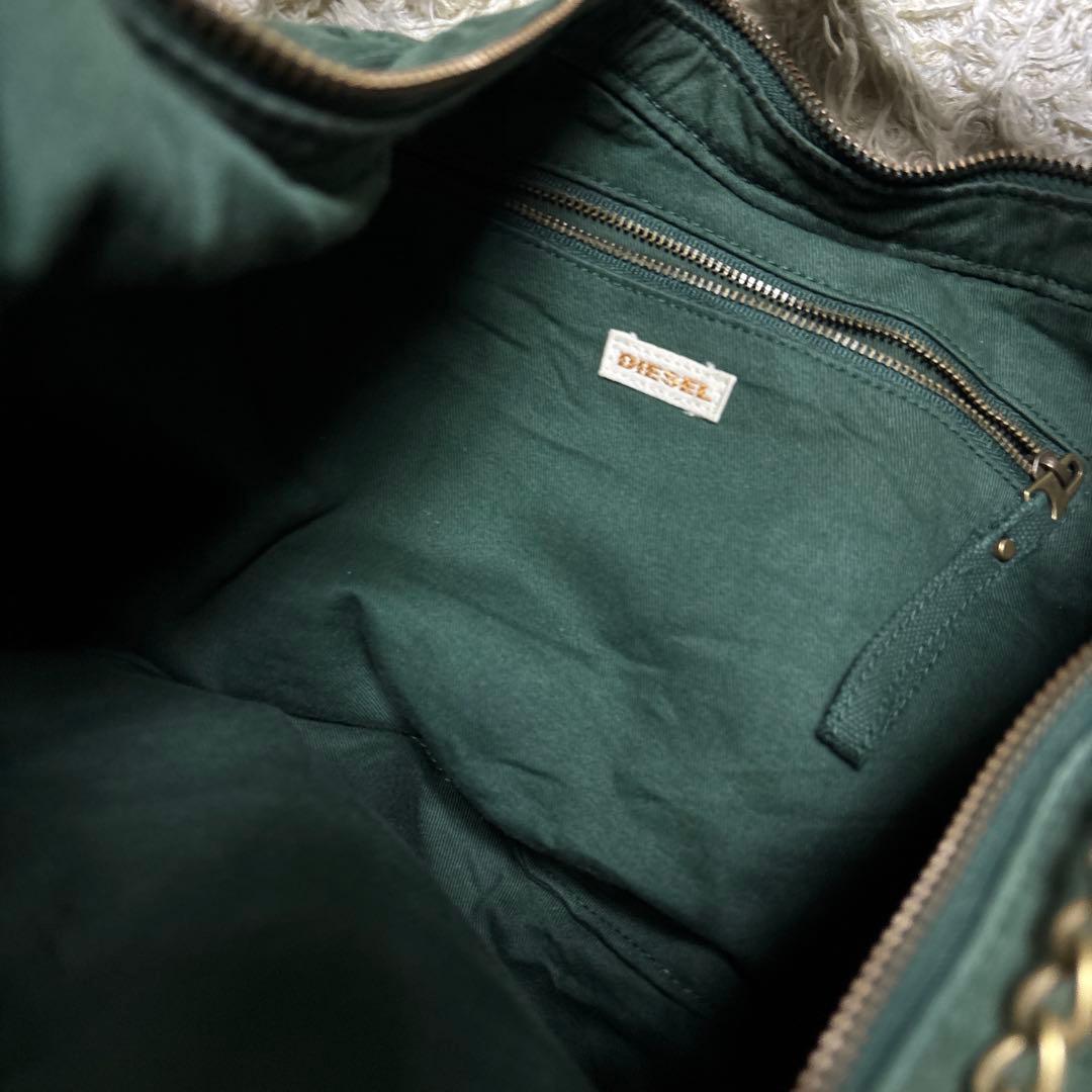 ディーゼル y2k 三日月 ワンショルダーバッグ ハーフムーン ロゴ金具 人気◎