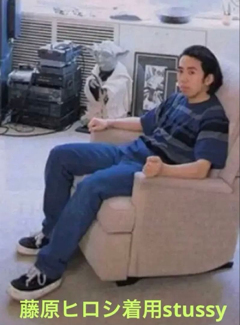 藤原ヒロシ着用stussyニット