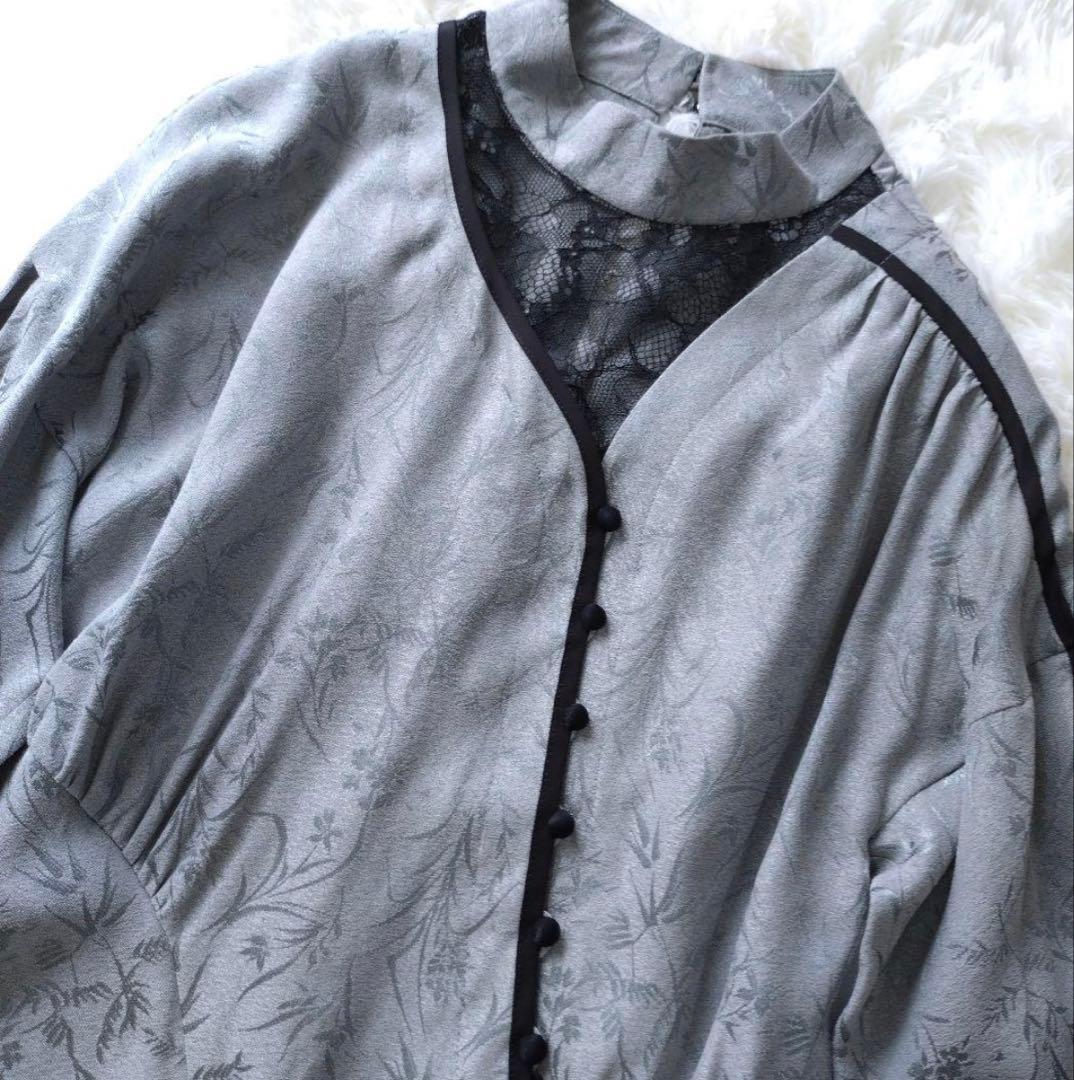 UNITED TOKYO ドレス メランジェ ジャガードワンピース