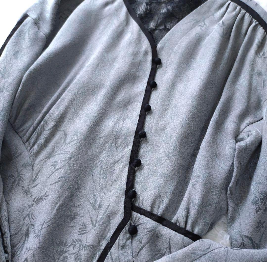 UNITED TOKYO ドレス メランジェ ジャガードワンピース