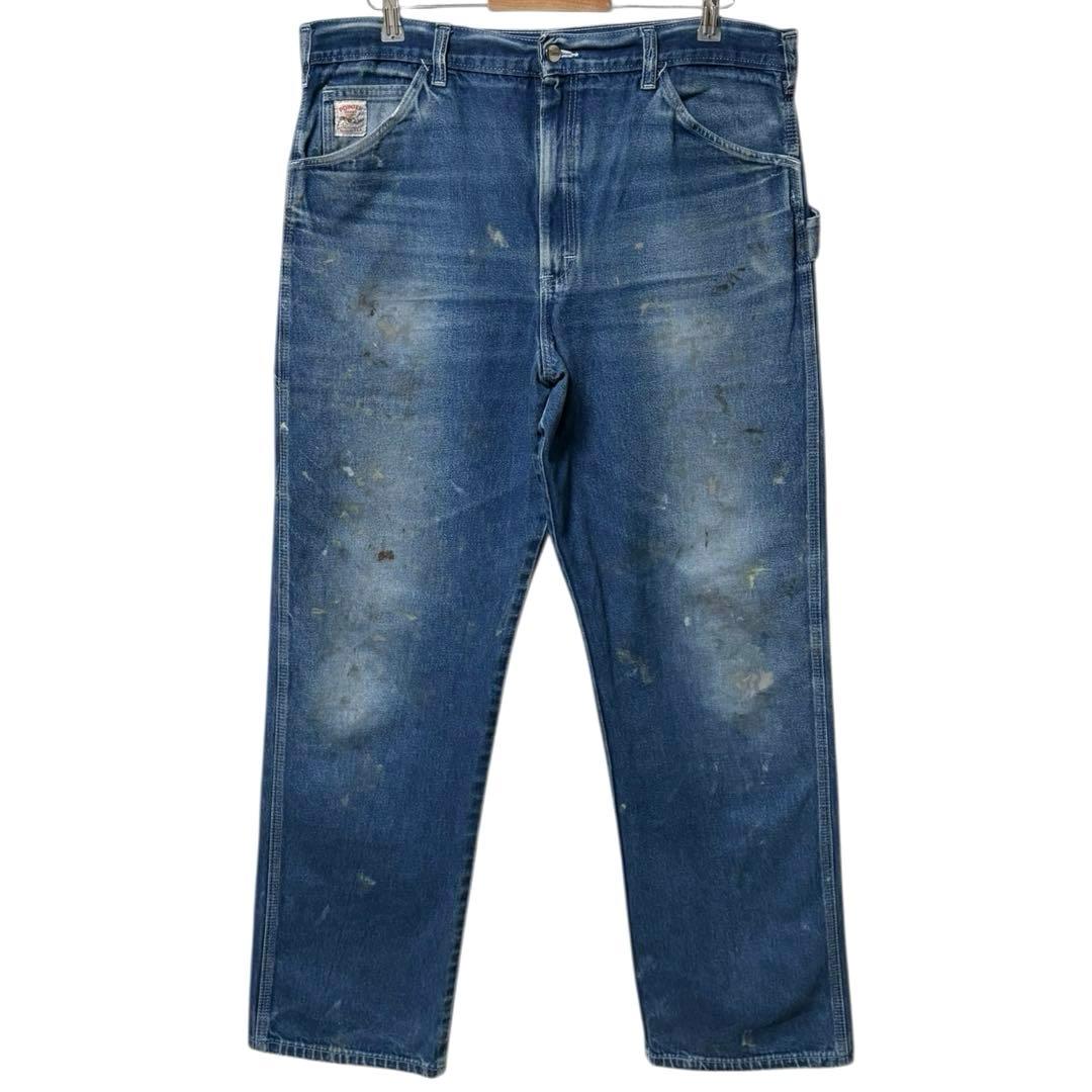 USA製 POINTER BRAND デニムペインターパンツ ペンキ フェード