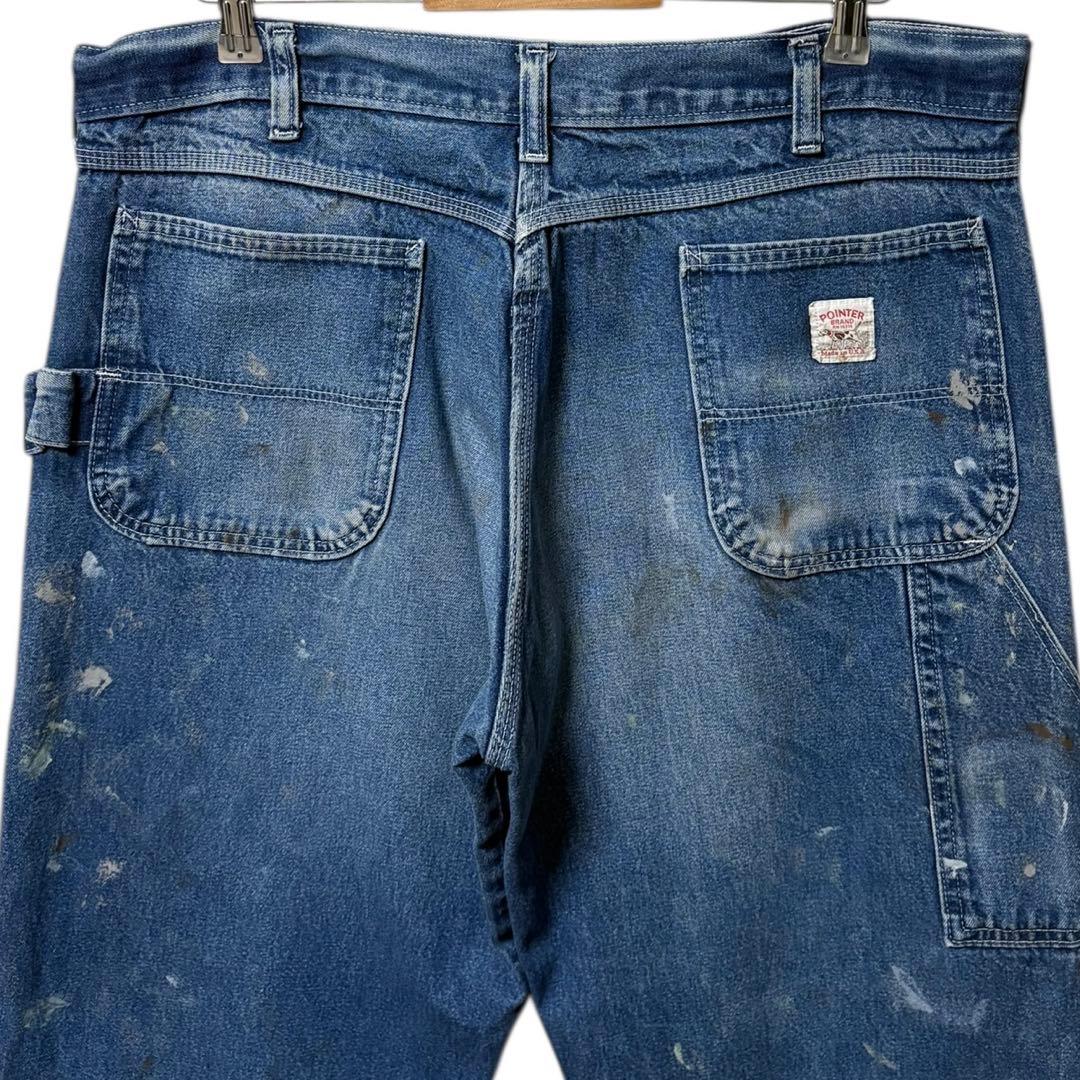 USA製 POINTER BRAND デニムペインターパンツ ペンキ フェード