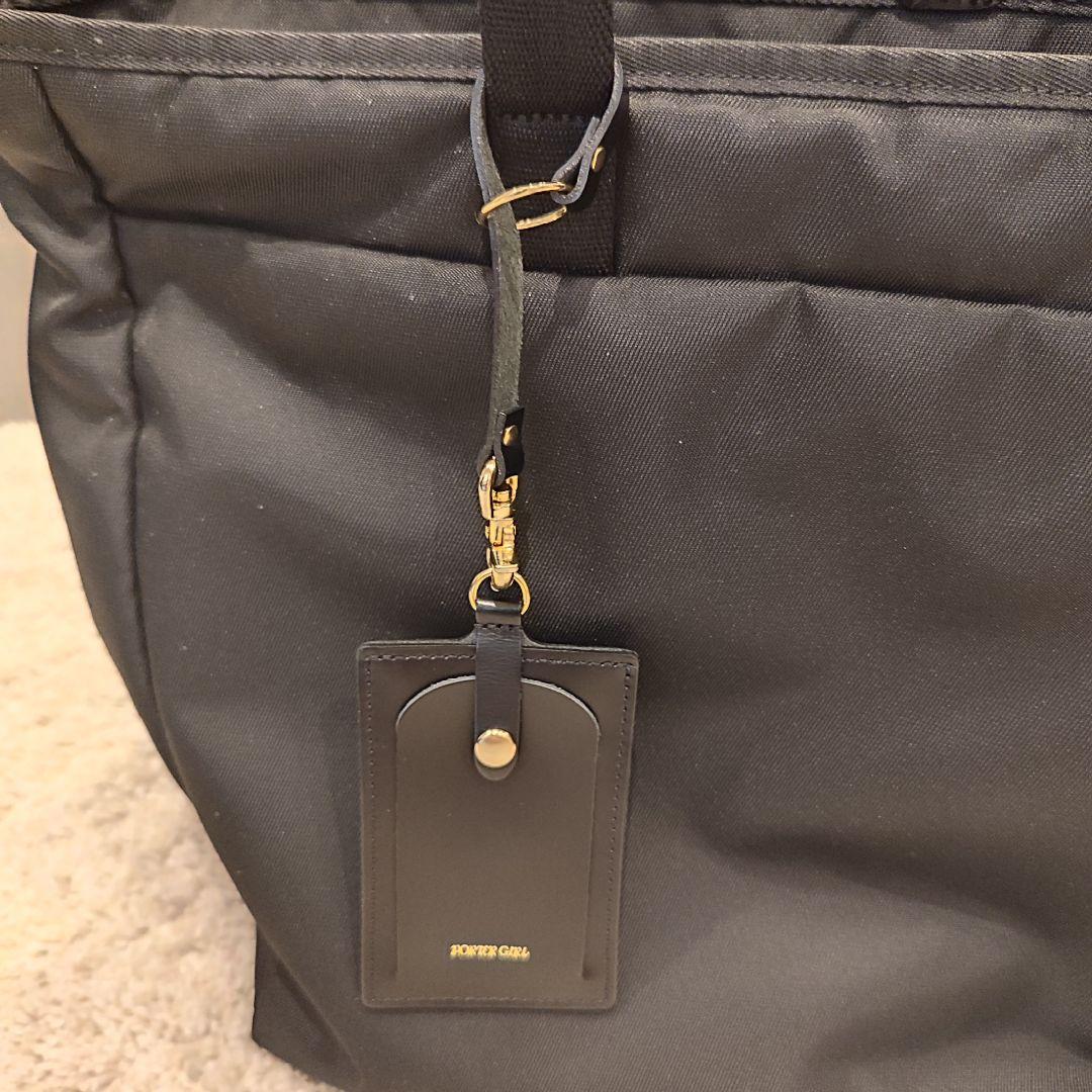 美品PORTER GIRL SHEAポーターガールシアＬブリーフトートバッグ