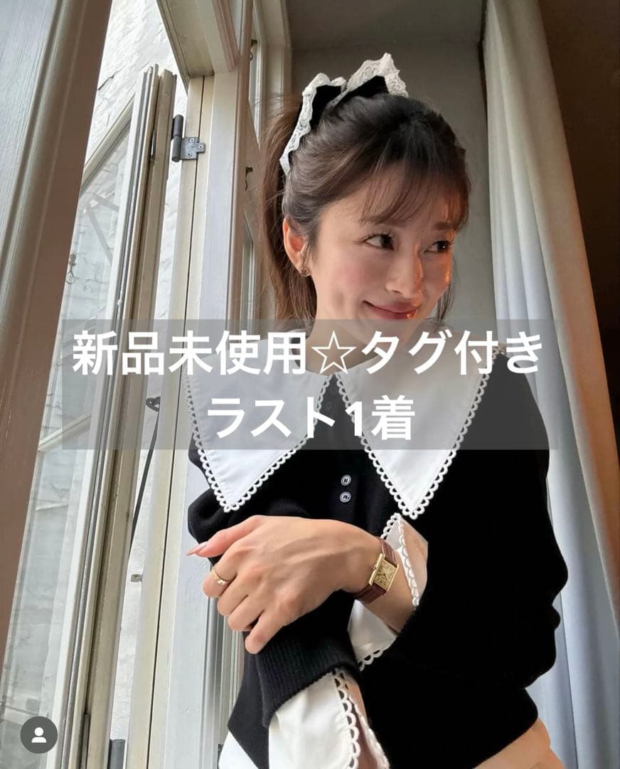 Bibiy. PATTY PILGRIM TOP ニット ビビィ ブラック