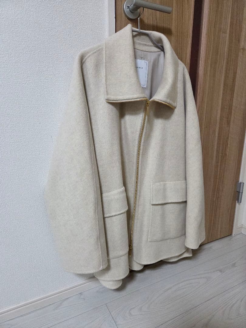 ★最終価格★本日まで★極美品★Noble キャメルミックスリバージップコート