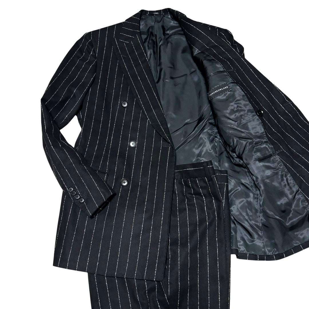 美品 トゥモローランド カルロバルベラ スーツ ダブル セットアップ XL