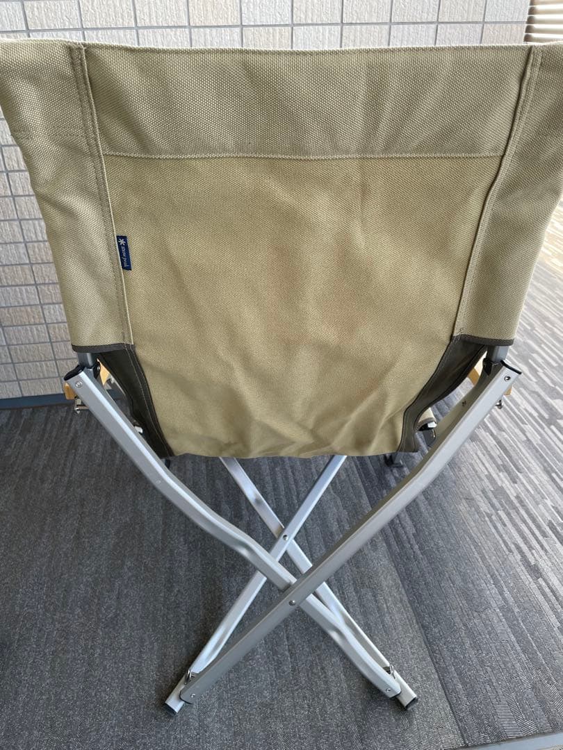 【美品】スノーピーク peakローチェア30 カーキ