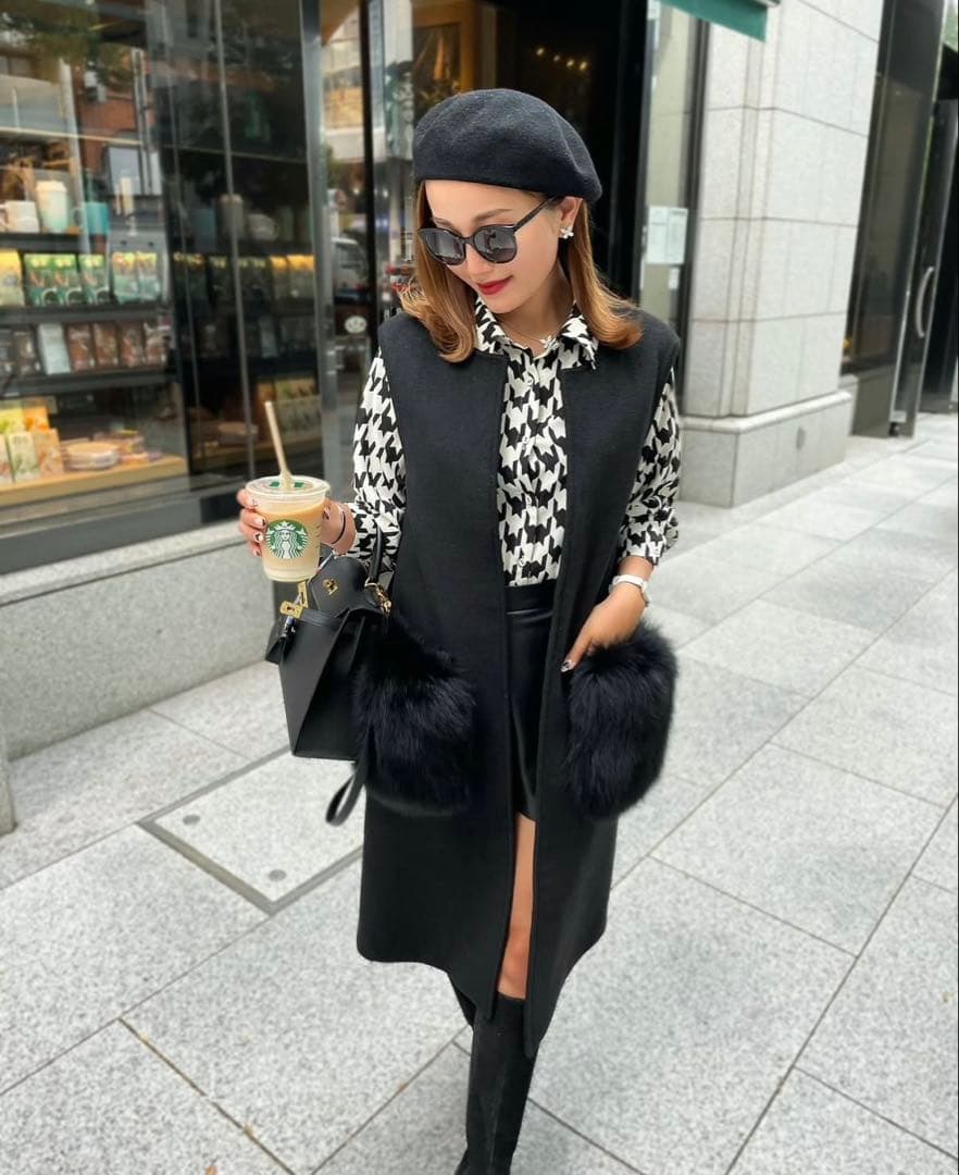 シェリエ　Sheller FOXファーコート８万位で購入