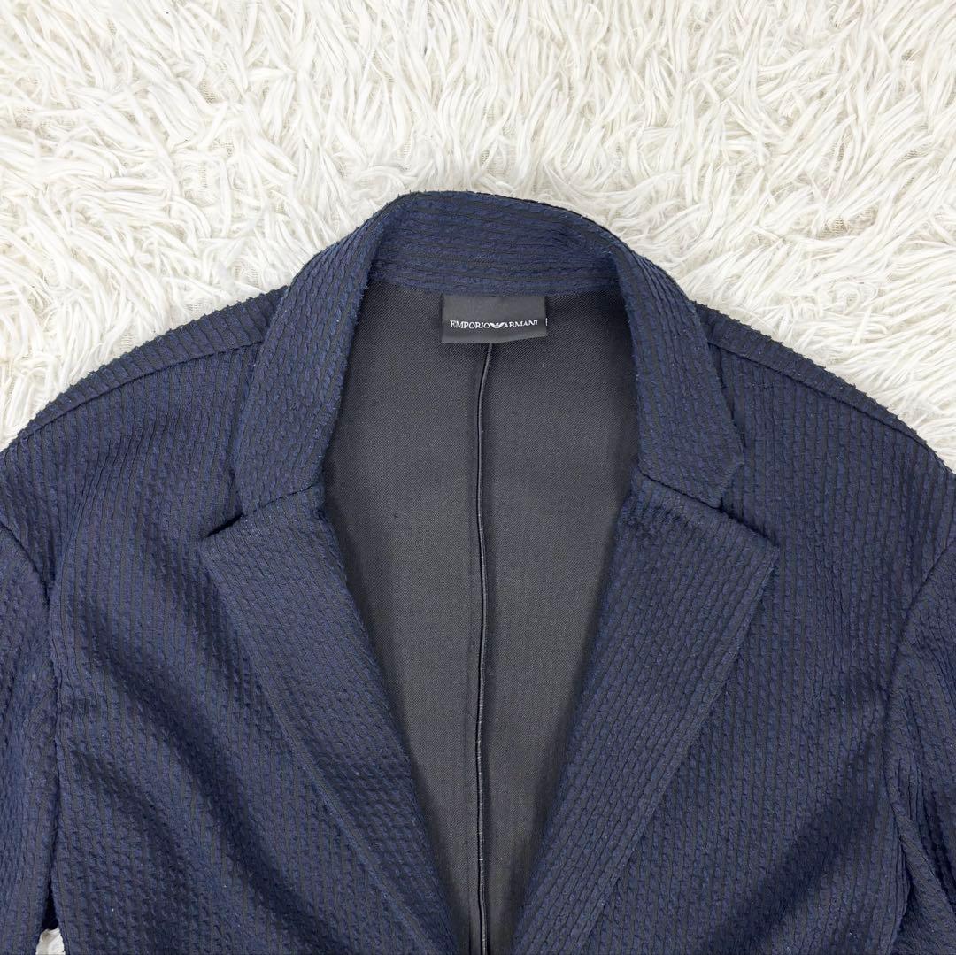 エンポリオアルマーニ 2B テーラードジャケット アンコンジャケット 52