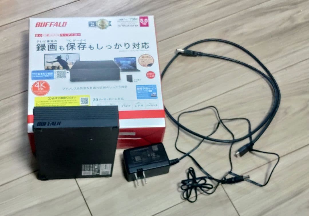 み*ゆ様 バッファロー BUFFALO 8TB 外付けHDD TV録画用