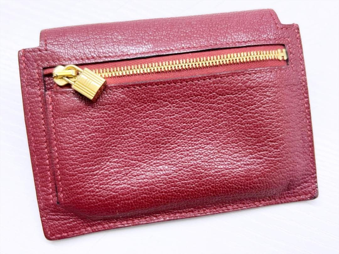 美品　HERMES　エルメス　ケリーポケット　シェーブル　Ｙ　財布　ケース