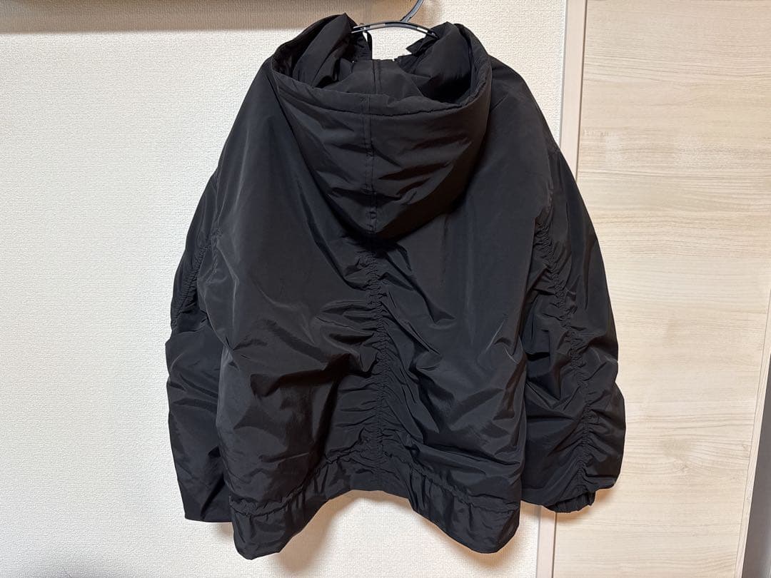 pois ポワ ribbon blouson リボンブルゾン　ブラック