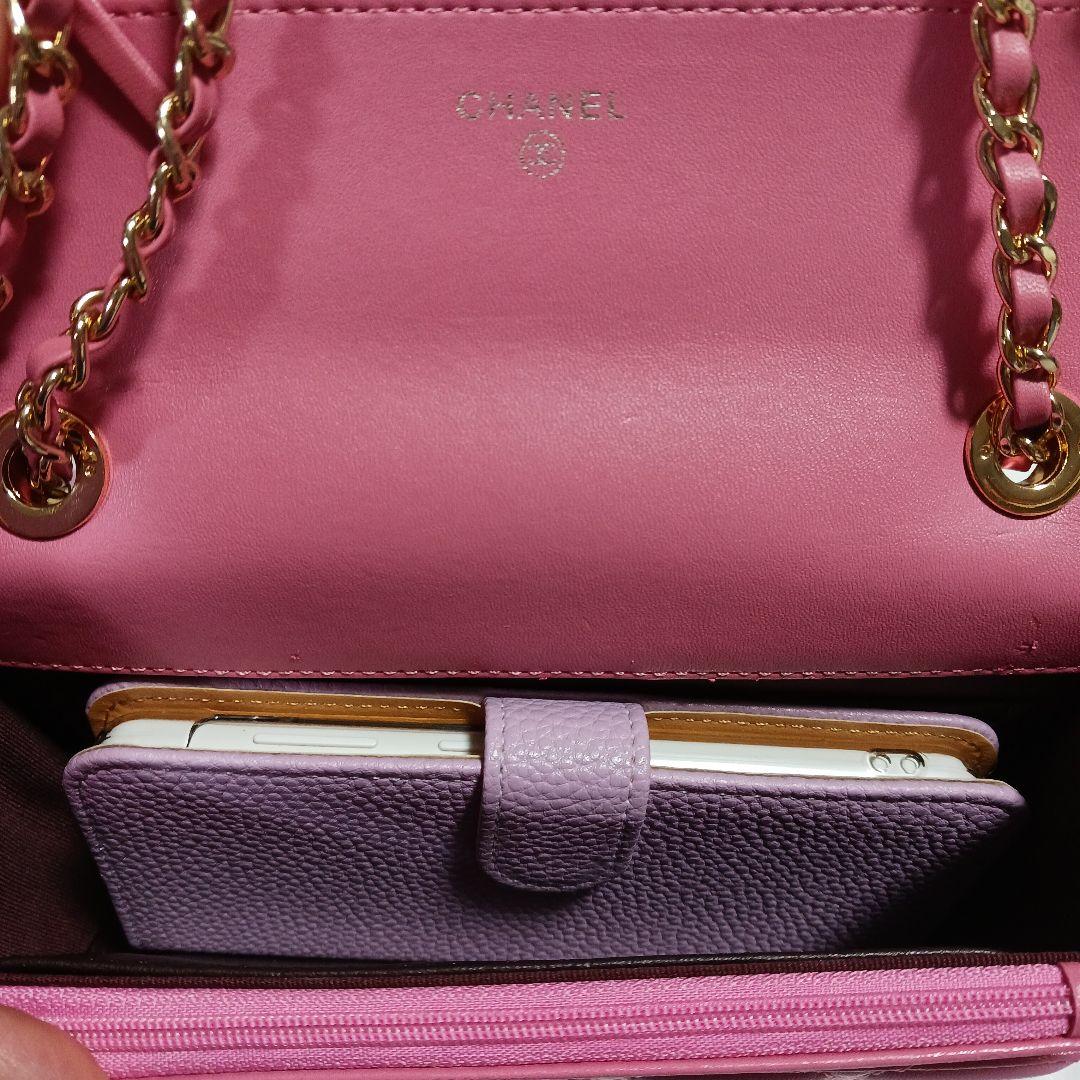 シャネル　ノベルティショルダーバッグ　ピンク