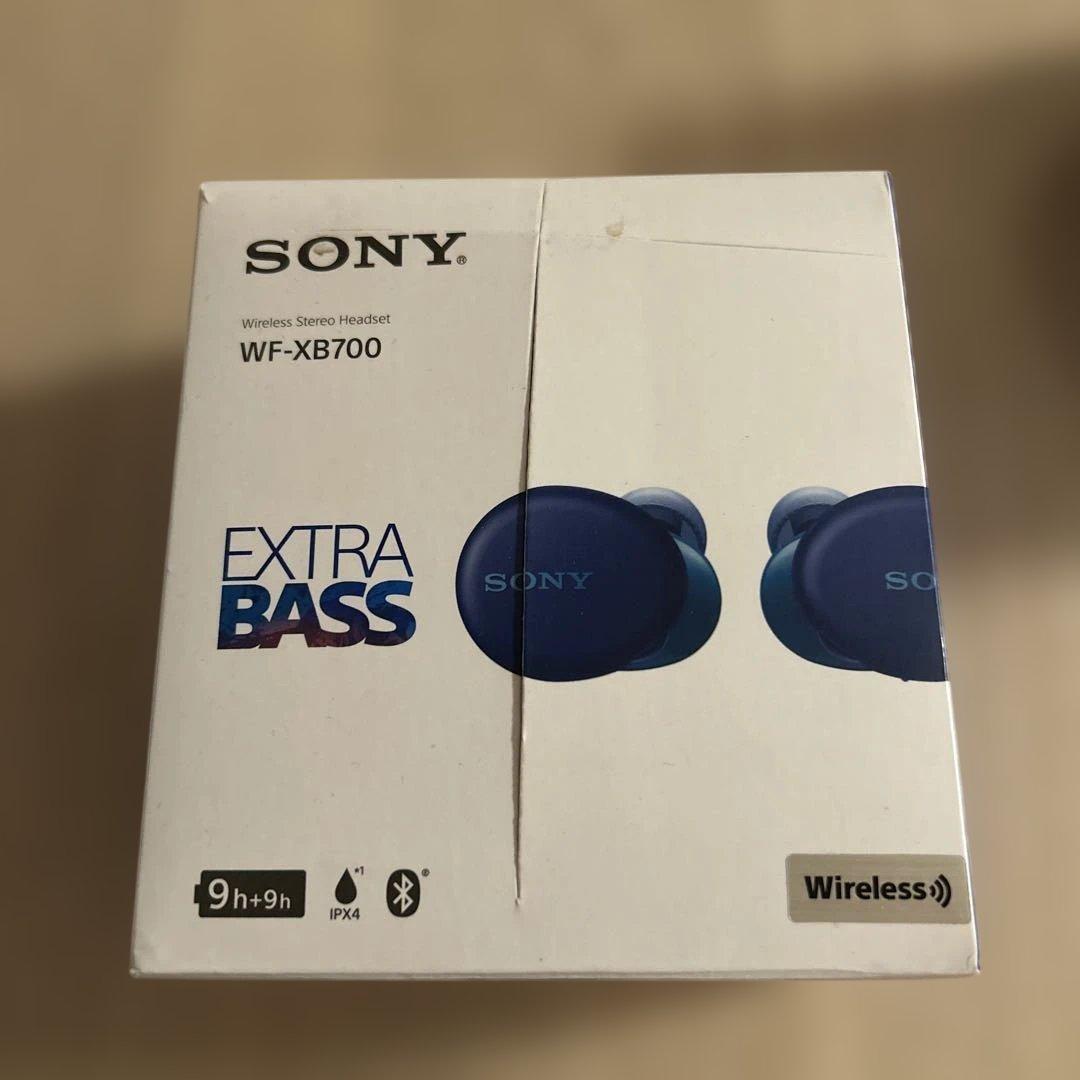 WF-XB700 ワイヤレスイヤホン ブルー