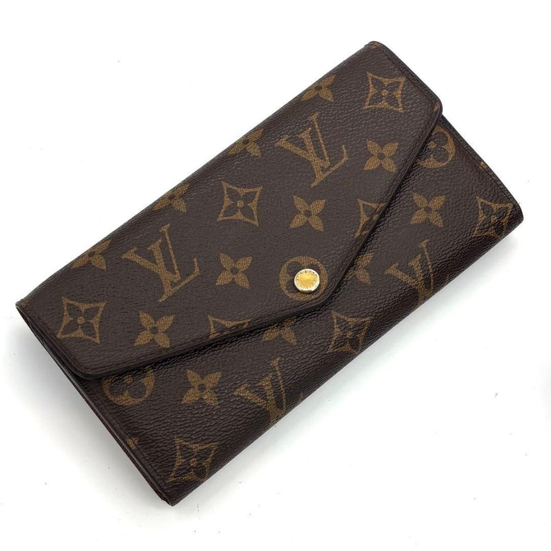 ルイヴィトン モノグラム ポルトフォイユ サラ 長財布 16カード ブラウン