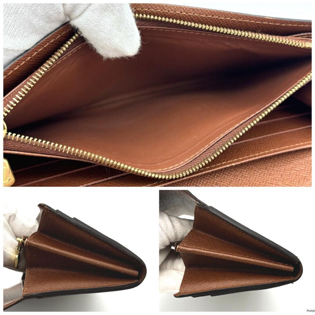 ルイヴィトン モノグラム ポルトフォイユ サラ 長財布 16カード ブラウン