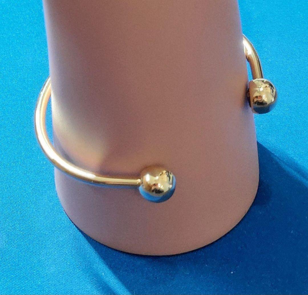 【新品・未使用】 K18YG ハングル ブレスレット Sサイズ