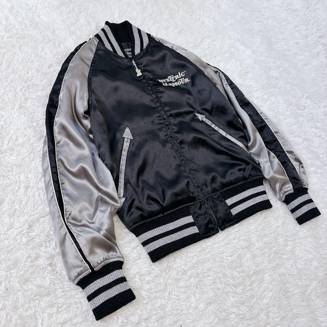 美品　ヒステリックグラマー　スカジャン　y2k 短丈　バイクガール