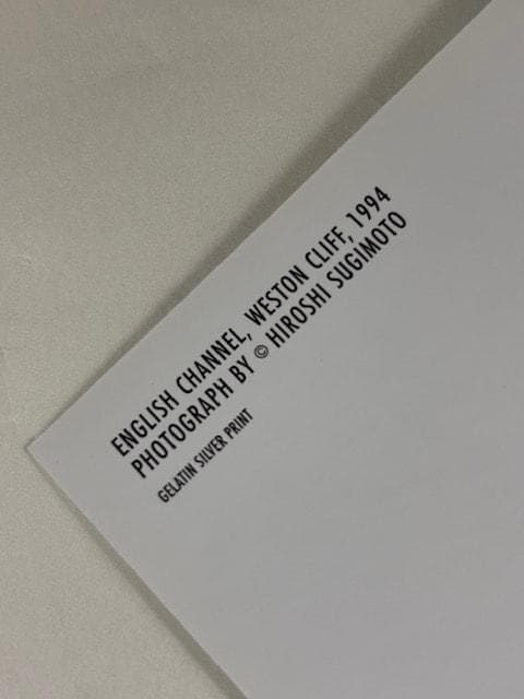 限定マット額装品/杉本博司/ボーデン湖/ウットヴィル 1993（杉本博司）